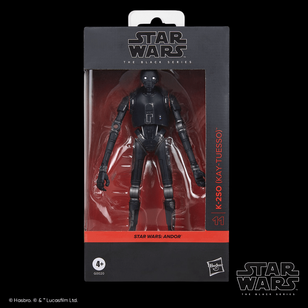 Figura de acción de 16 cm del personaje K-2SO (KAY-TUESSO) BLACK SERIES STAR WARS de HASBRO