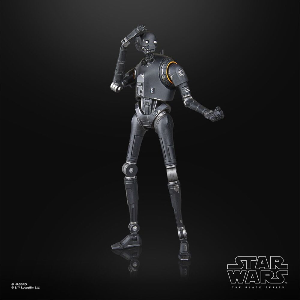 Figura de acción de 16 cm del personaje K-2SO (KAY-TUESSO) BLACK SERIES STAR WARS de HASBRO