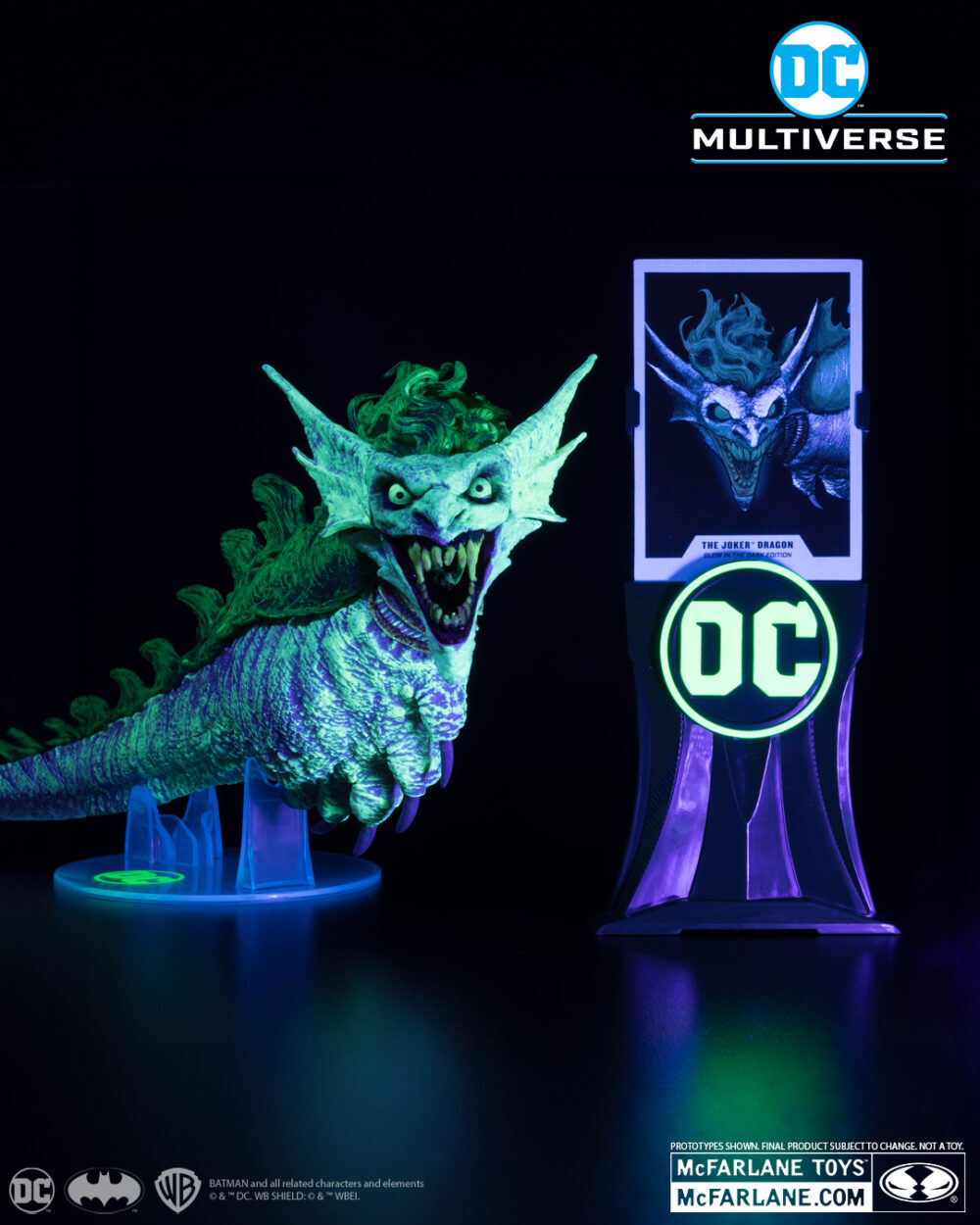 Figura de 30 cm del personaje THE JOKER DRAGON (DARK NIGHT METAL) DC MULTIVERSE de MCFARLANE TOYS