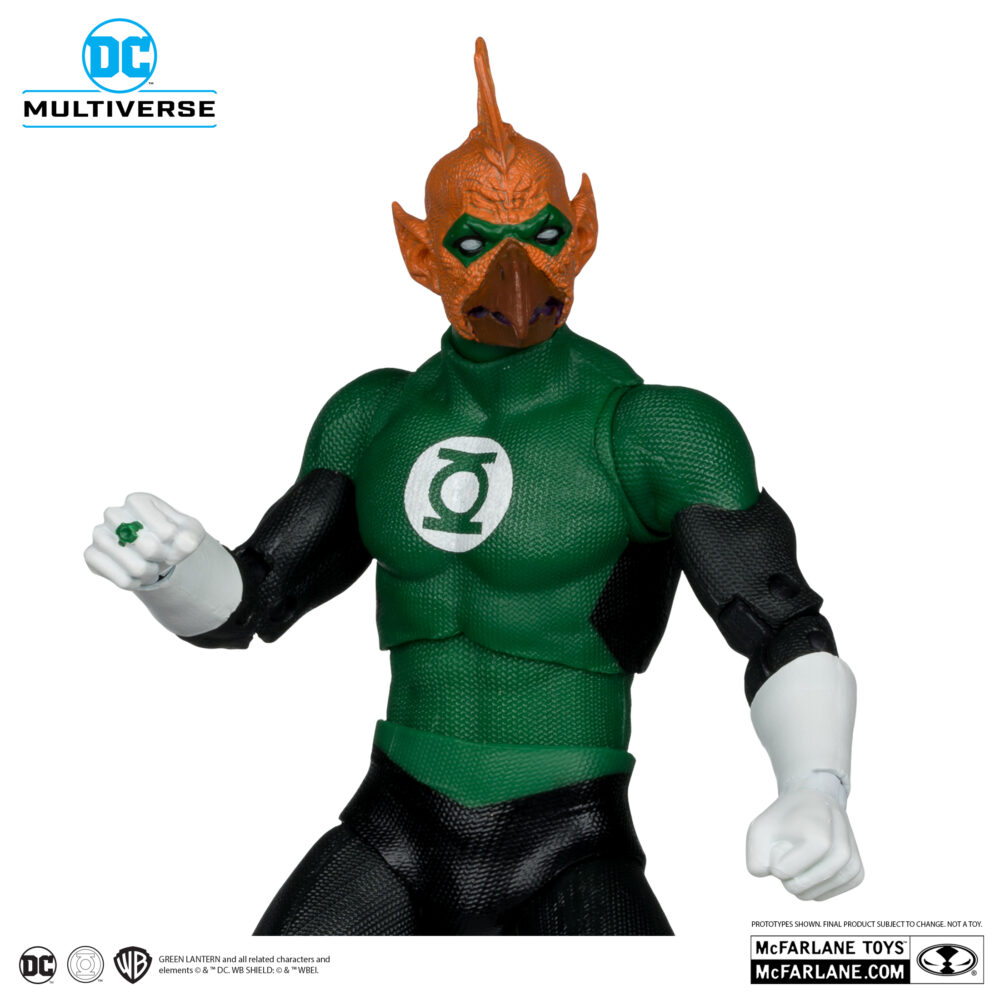 Figura de acción articulada de 17 cm del personaje GREEN LANTERN CORPS DC MULTIVERSE de MCFARLANE TOYS