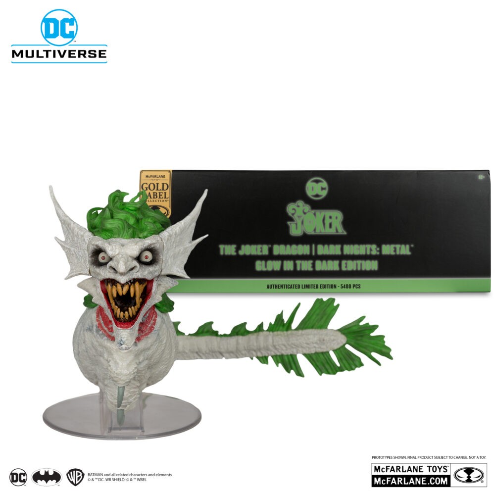 Figura de 30 cm del personaje THE JOKER DRAGON (DARK NIGHT METAL) DC MULTIVERSE de MCFARLANE TOYS