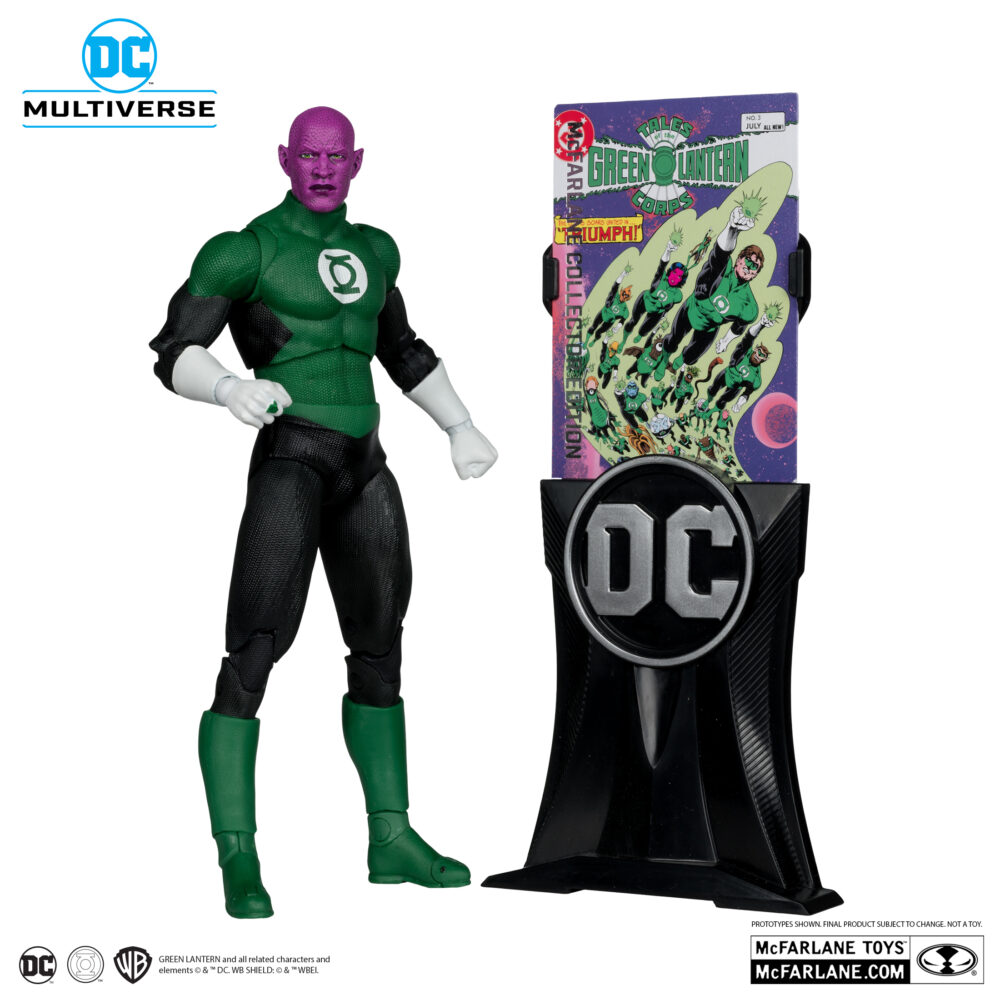 Figura de acción articulada de 17 cm del personaje GREEN LANTERN CORPS DC MULTIVERSE de MCFARLANE TOYS