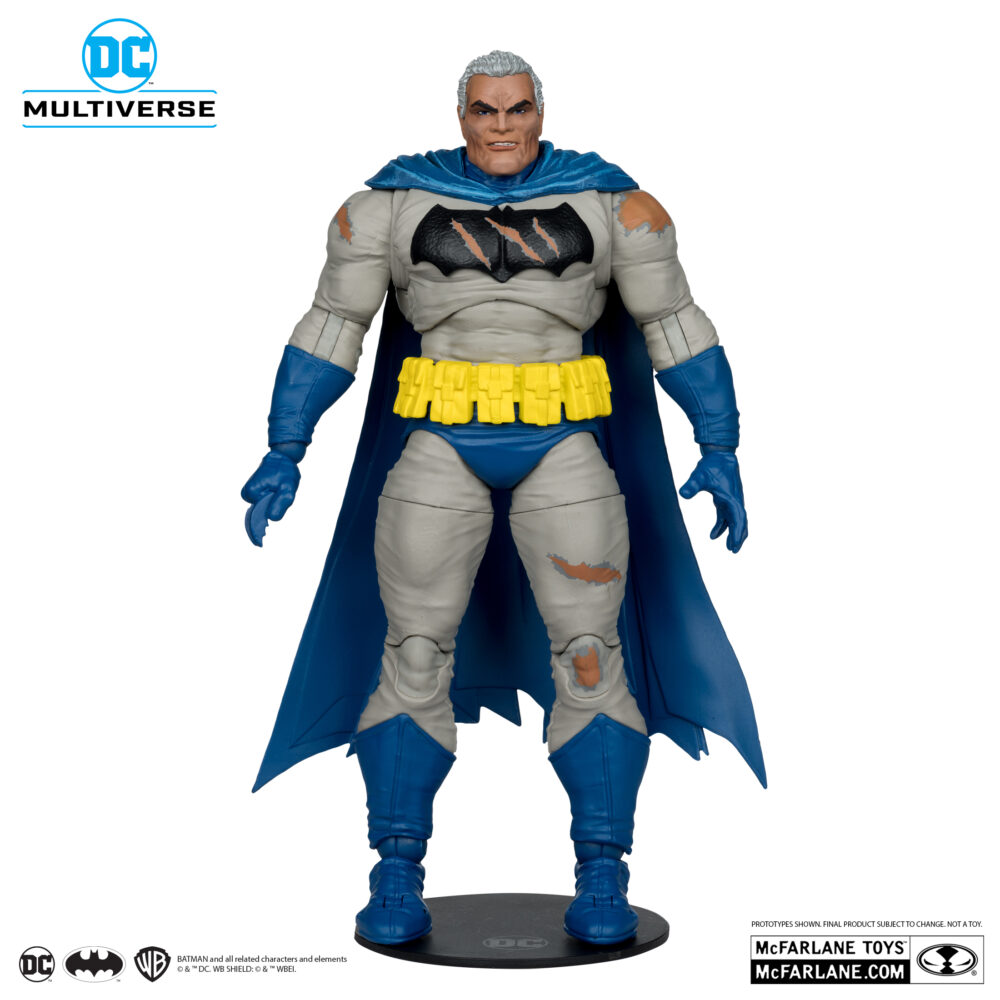 Figura de acción artiuclada de 17 cm del personaje BATMAN BATTLE DAMAGE DC MULTIVERSE de MCFARLANE TOYS