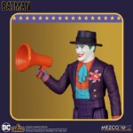 Figura de acción articulada de 13 cm del personaje JOKER, UNIVERSO BATMAN 1989 de MEZCO TOYS