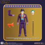 Figura de acción articulada de 13 cm del personaje JOKER, UNIVERSO BATMAN 1989 de MEZCO TOYS