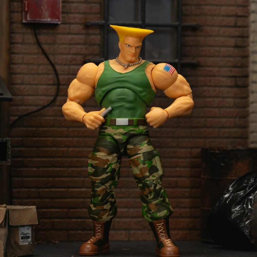 Figura de acción articulada de 16 cm del personaje GUILE ULTRA STREET FIGHTER 1/12 de JADA TOYS