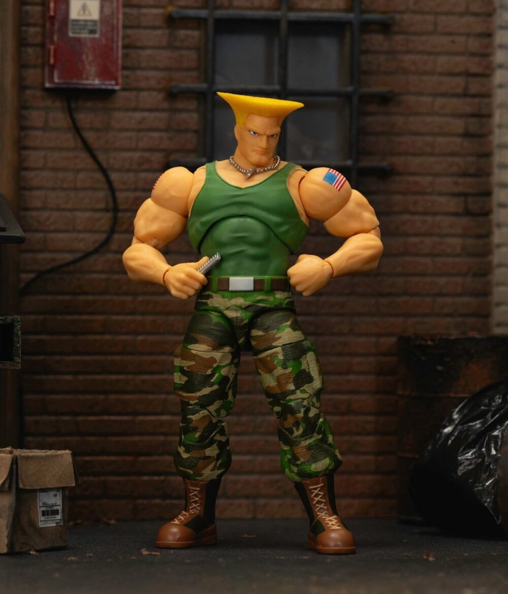 Figura de acción articulada de 16 cm del personaje GUILE ULTRA STREET FIGHTER 1/12 de JADA TOYS