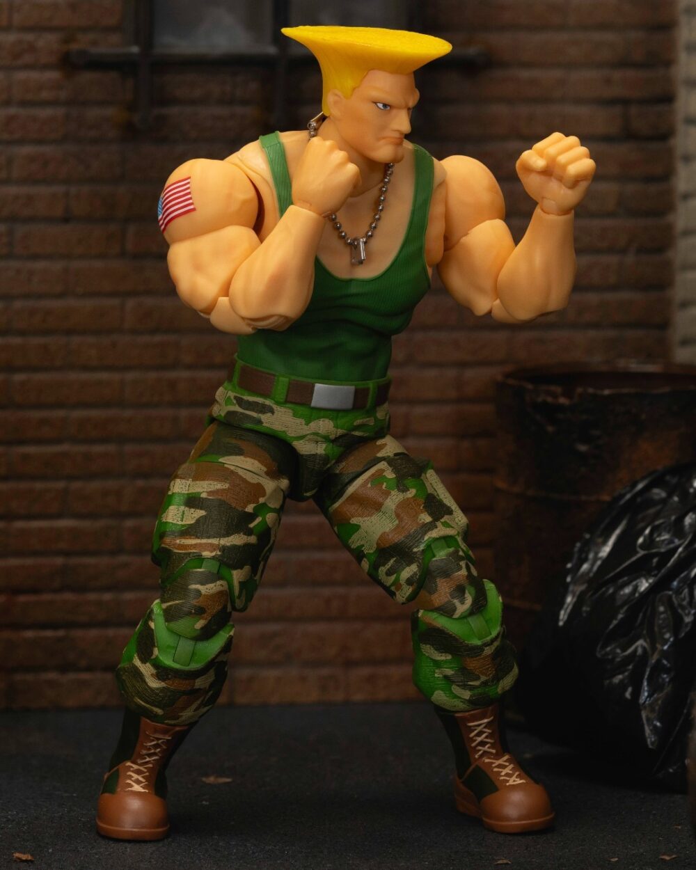 Figura de acción articulada de 16 cm del personaje GUILE ULTRA STREET FIGHTER 1/12 de JADA TOYS