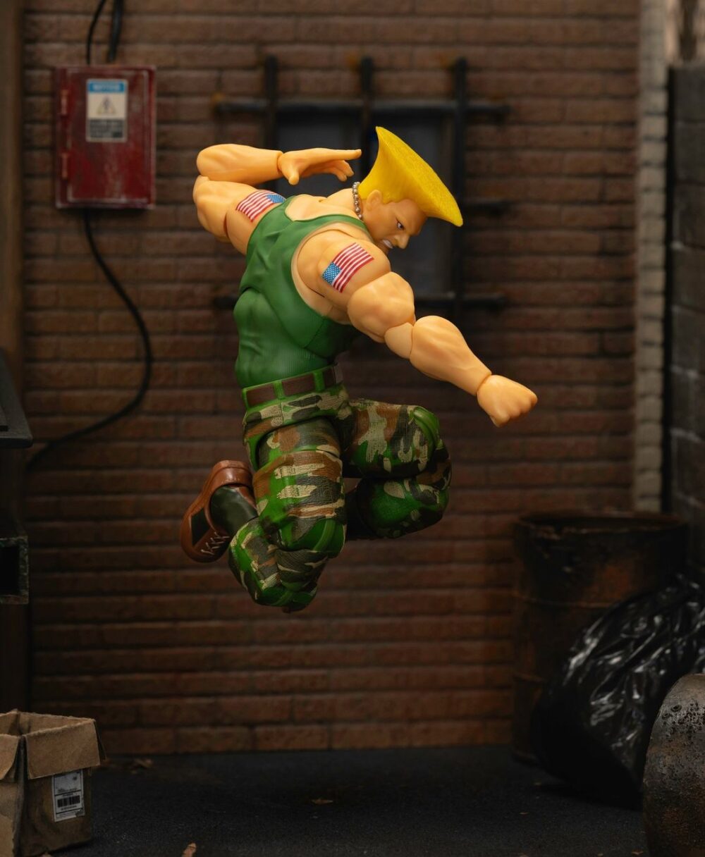 Figura de acción articulada de 16 cm del personaje GUILE ULTRA STREET FIGHTER 1/12 de JADA TOYS