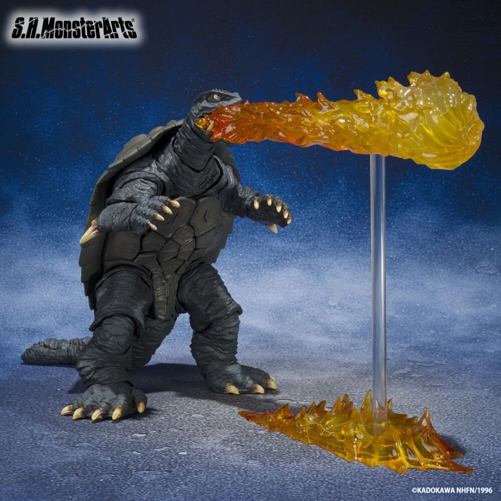 Figura articulada de 15 cm del personaje GAMERA SENDAI DECISIVE BATTLE SH FIGUARTS de TAMASHII NATIONS