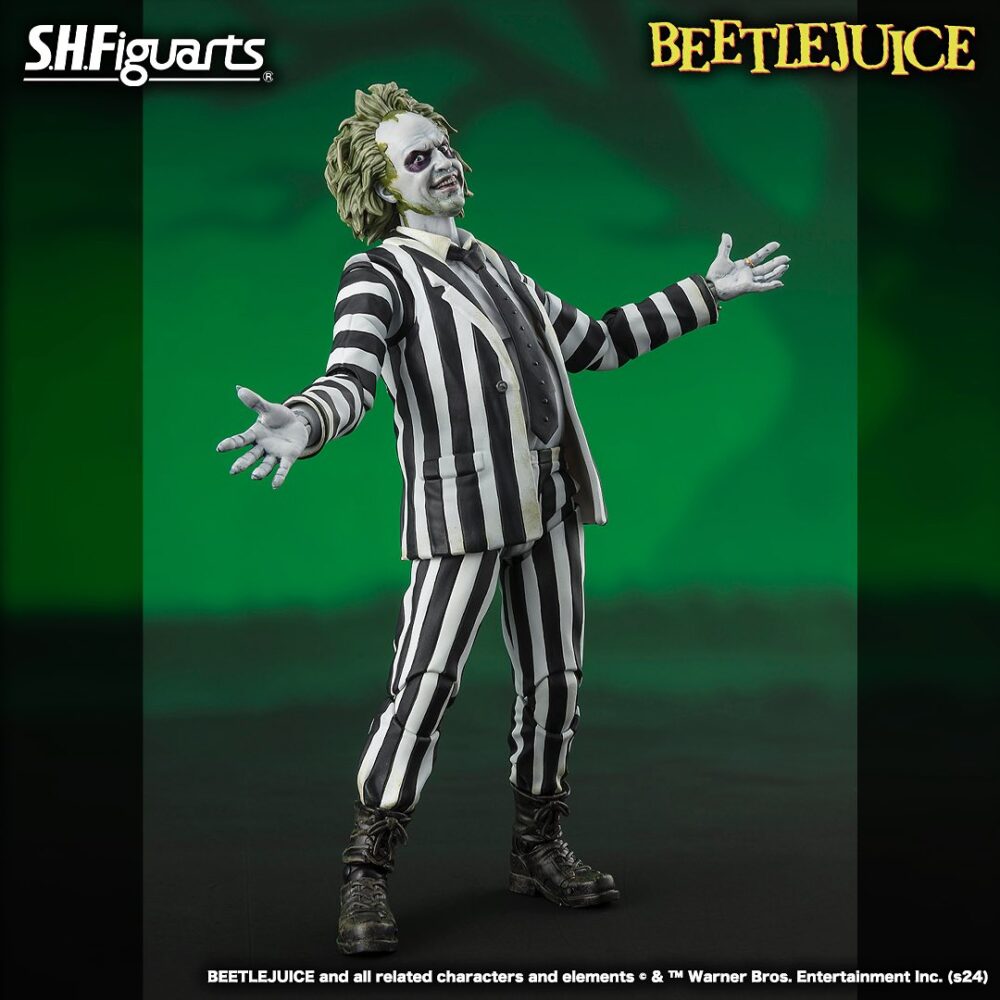 Figura de acción de 16 cm del personaje BEETLEJUICE SH FIGUARTS de TAMASHII NATIONS