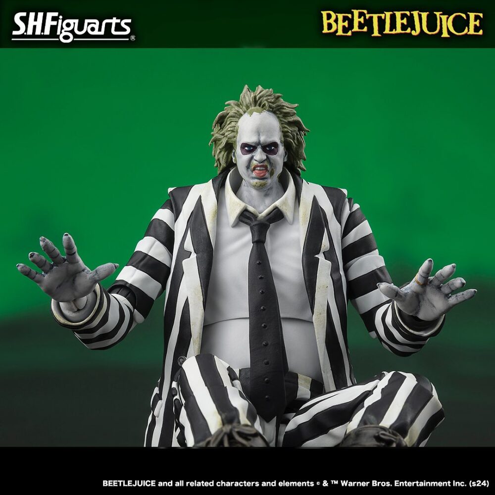 Figura de acción de 16 cm del personaje BEETLEJUICE SH FIGUARTS de TAMASHII NATIONS