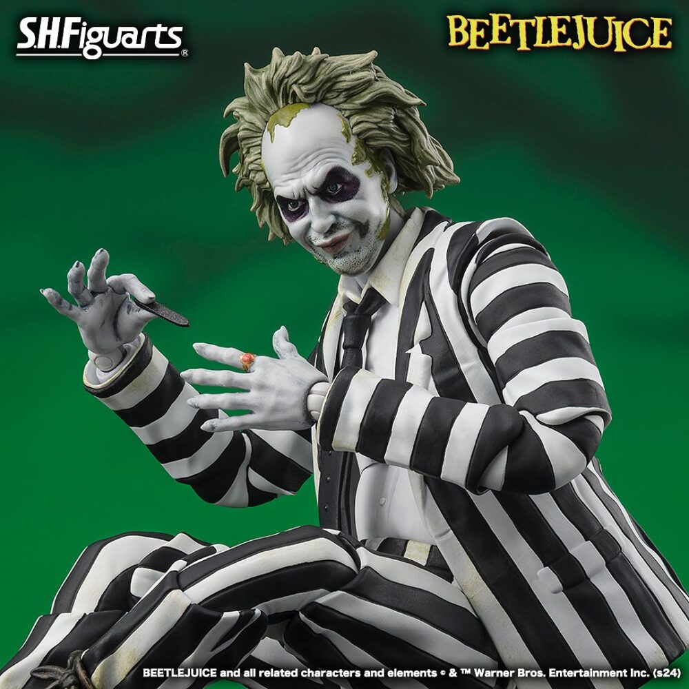 Figura de acción de 16 cm del personaje BEETLEJUICE SH FIGUARTS de TAMASHII NATIONS