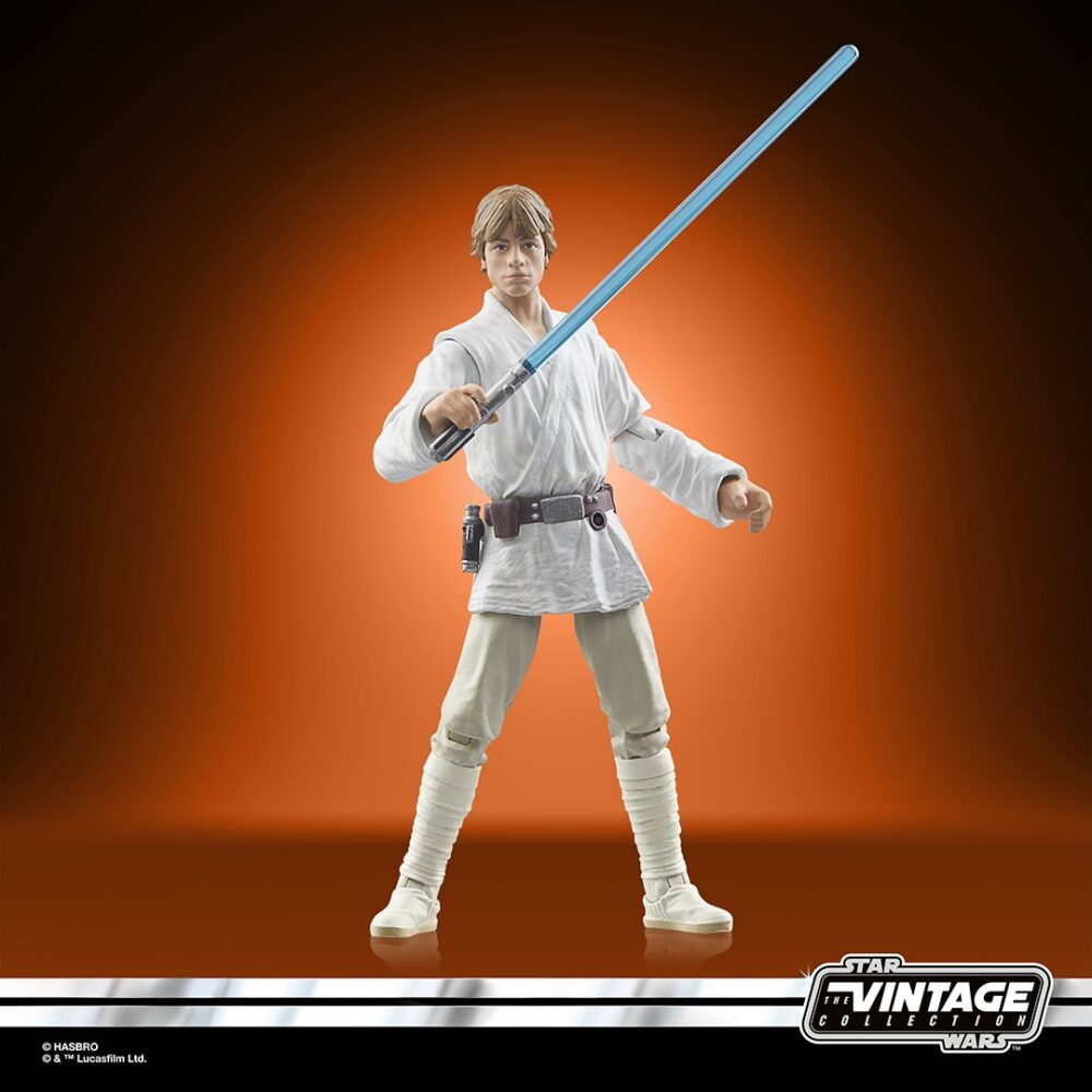 Figura de acción articulada de 13 cm del personaje LUKE SKYWALKER A NEW HOPE STAR WARS VINTAGE COLLECTION de HASBRO