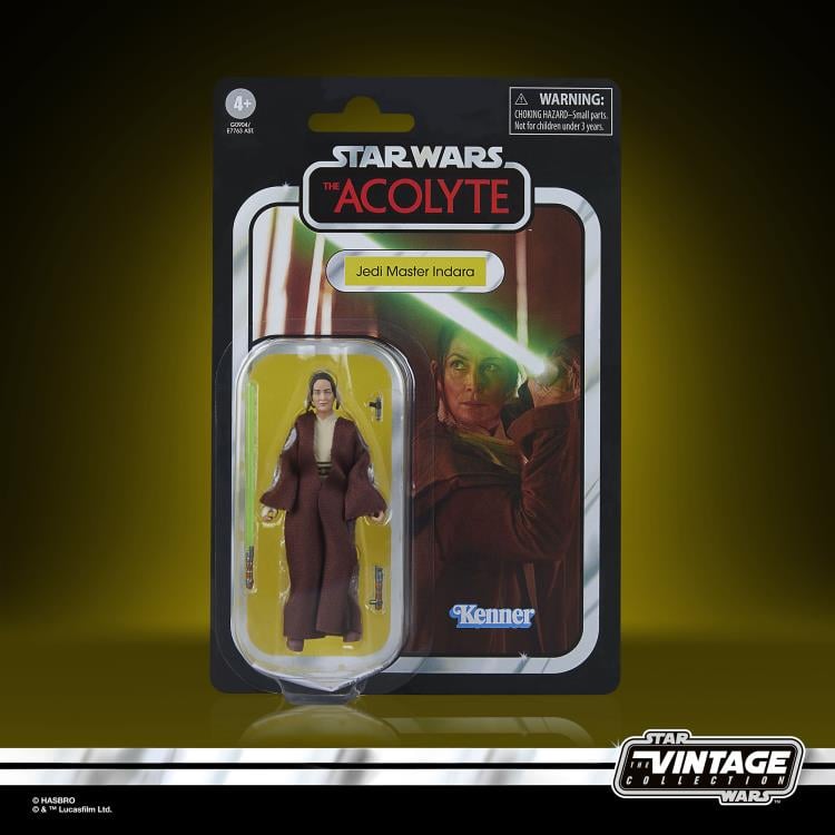 Figura articulada de acción de 13 cm del personaje JEDI MASTER INDARA STAR WARS VINTAGE COLLECTION de HASBRO