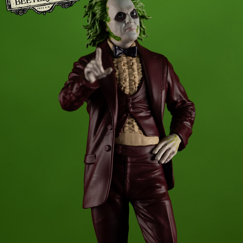 Estatua de 16 cm del personaje ESTATUA BEETLEJUICE BEETLEJUICE MOVIE MANIACS de la marca MCFARLANE TOYS