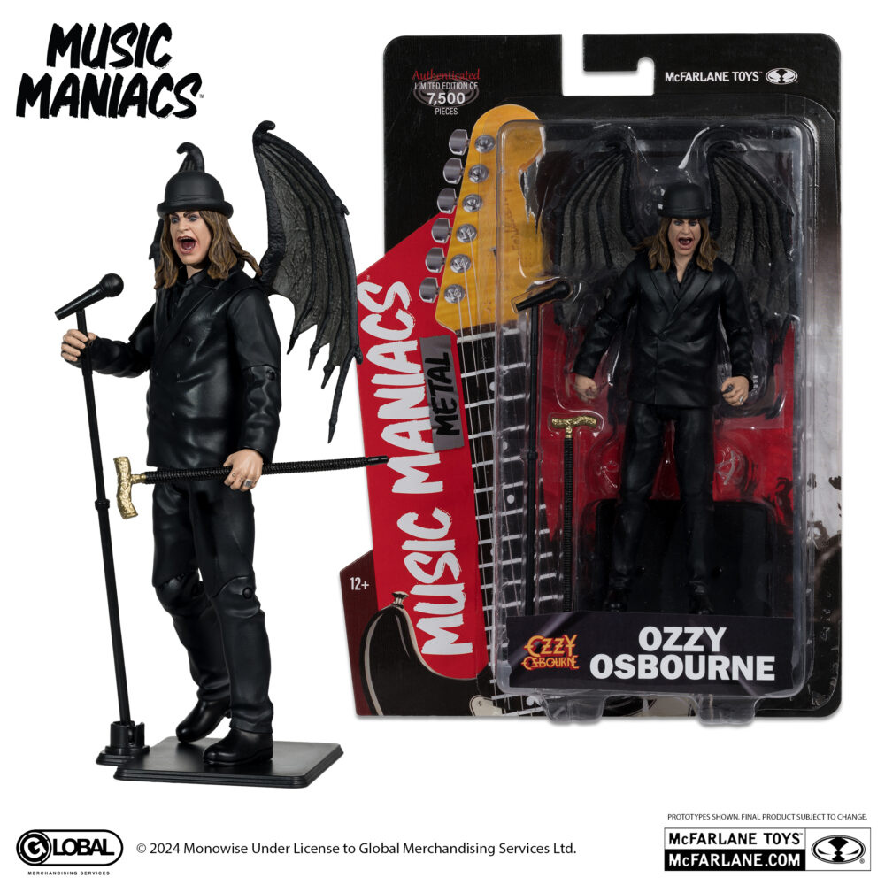 Figura de acción artriculada de 16 cm del personaje OZZY OSBOURNE (MUSIC MANIACS METAL) de MCFARLANE TOYS