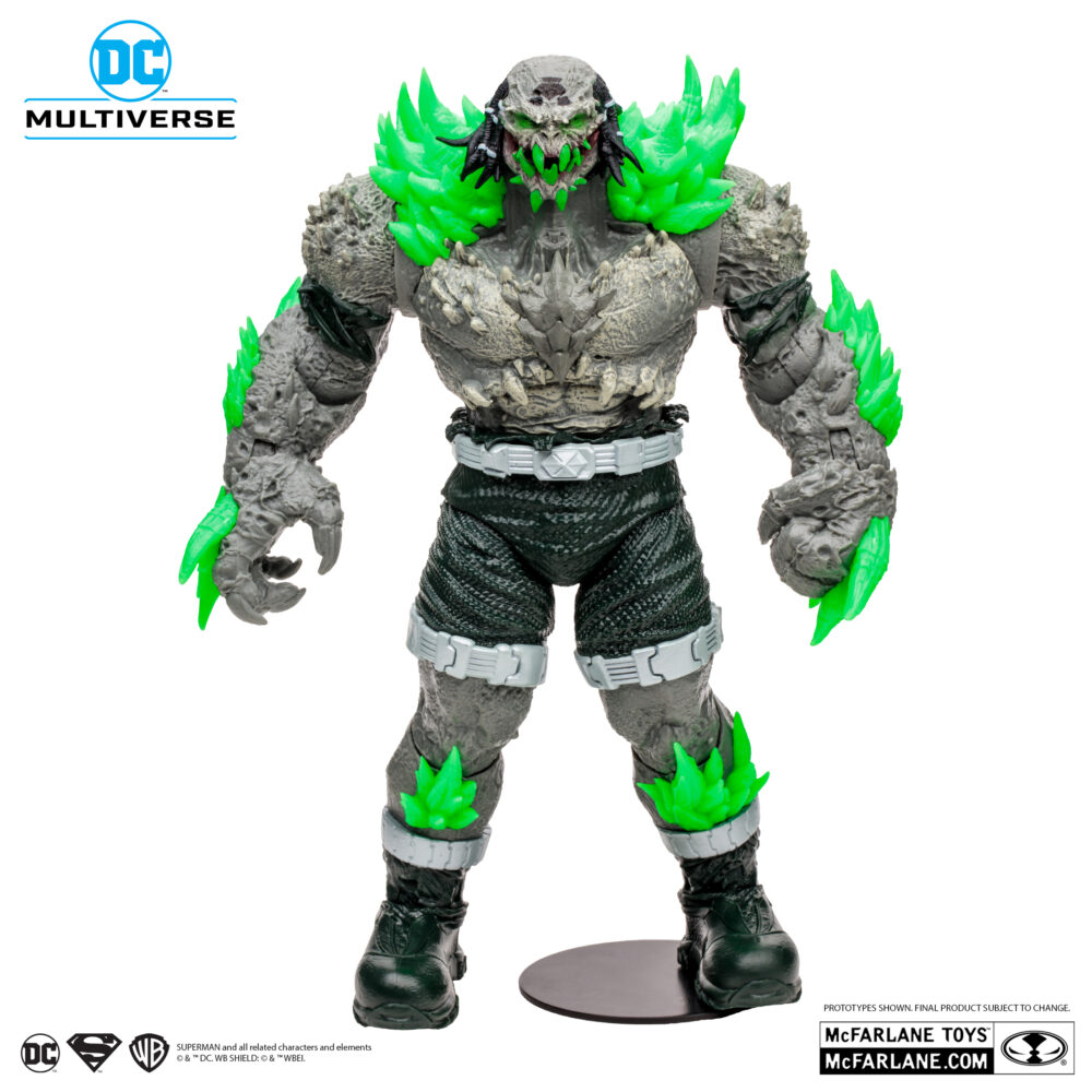 Figura de acción articulada de 30cm del personaje KRYPTONITE DOMSDAY SUPERMAN/BATMAN DC MULTIVERSE de MCFARALNE TOYS