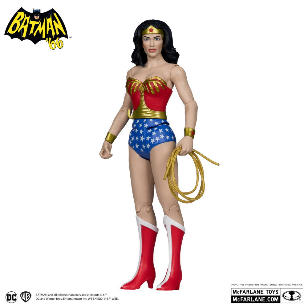 Figura de acción articulada de 15 cm del personaje WONDER WOMAN (BATMAN 66´ COMIC) de MCFARLANE TOYS