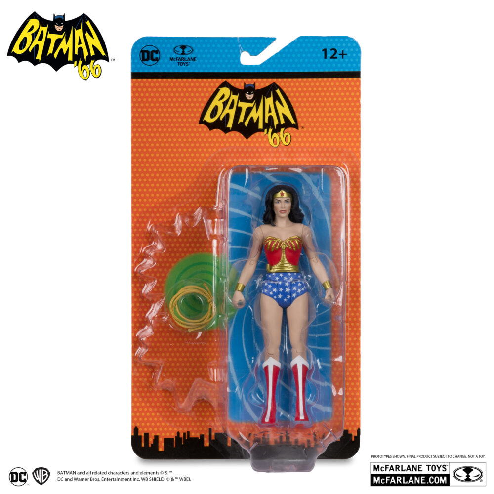 Figura de acción articulada de 15 cm del personaje WONDER WOMAN (BATMAN 66´ COMIC) de MCFARLANE TOYS