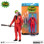 Figura articulada de 16 cm del personaje JOKER CON MASCARA (BATMAN 66´ COMIC) de MCFARLANE TOYS