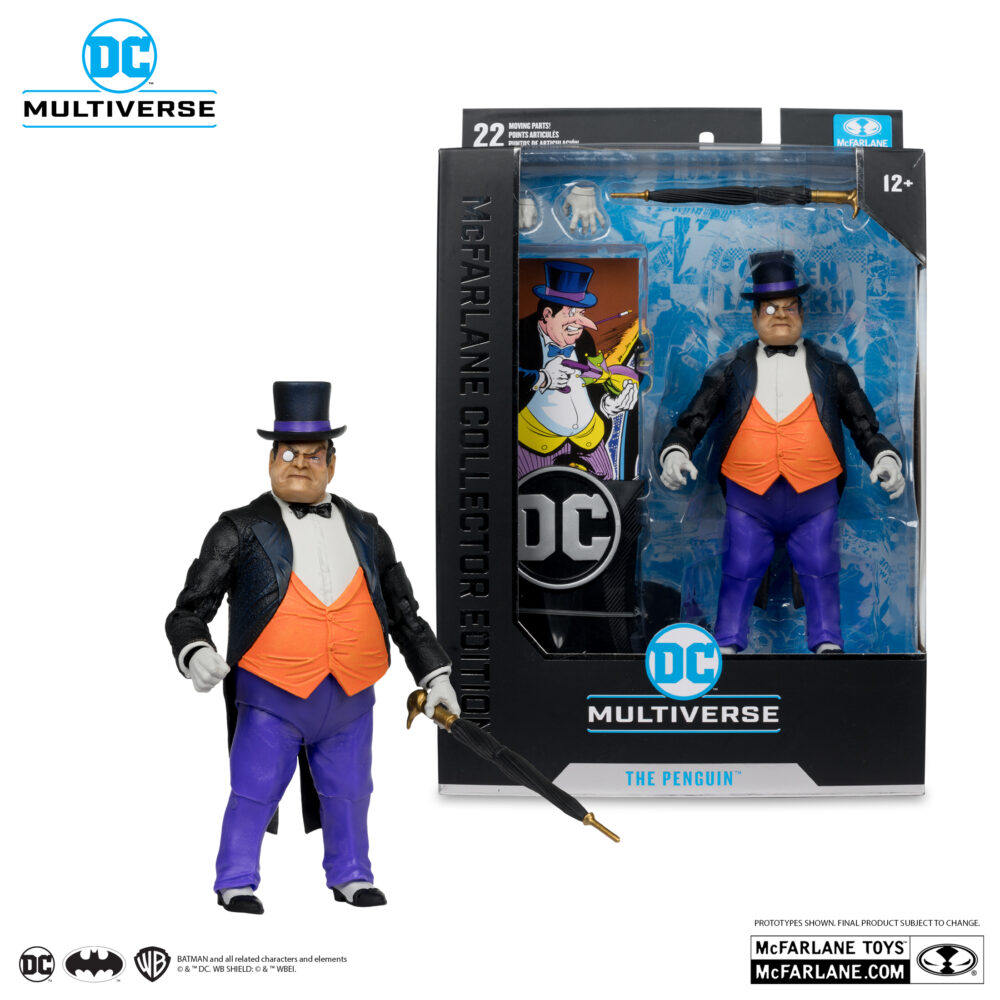 Figura de acción articulada de 16 cm del personaje PENGUIN MCFARLANE COLLECTOR EDITION 12 DC MULTIVERSE de MCFARLANE TOYS