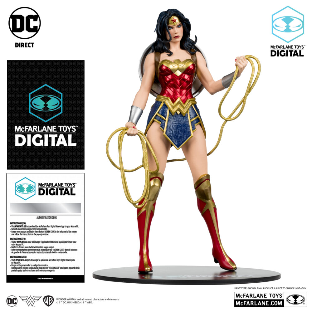 Estatua de 30 cm del personaje ESTATUA WONDER WOMAN BY JIM LEE 1/6 DIGITAL COLLECTIBLE de MCFARLANE TOYS