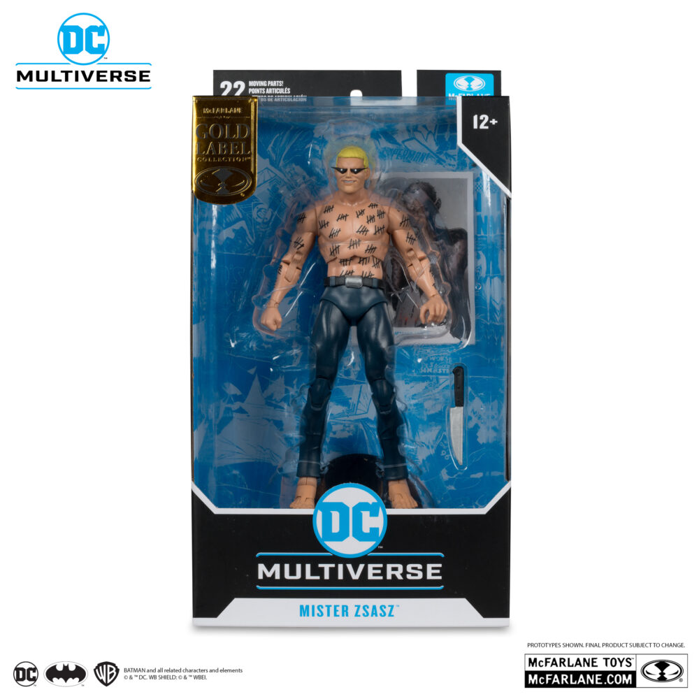 Figura de acción articulada de 17 cm del personaje MISTER ZSASZ GOLD LABEL DC MULTIVERSE de MCFARLANE TOYS