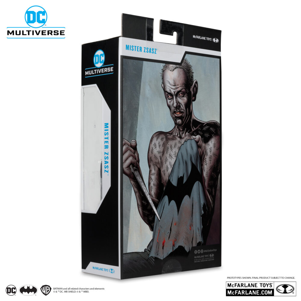 Figura de acción articulada de 17 cm del personaje MISTER ZSASZ GOLD LABEL DC MULTIVERSE de MCFARLANE TOYS