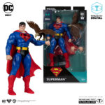 Figura de acción articulada de 16 cm del personaje SUPERMAN OUR WORLDS AT WAR DIGITAL COLLECTIBLE de MCFARLANE TOYS