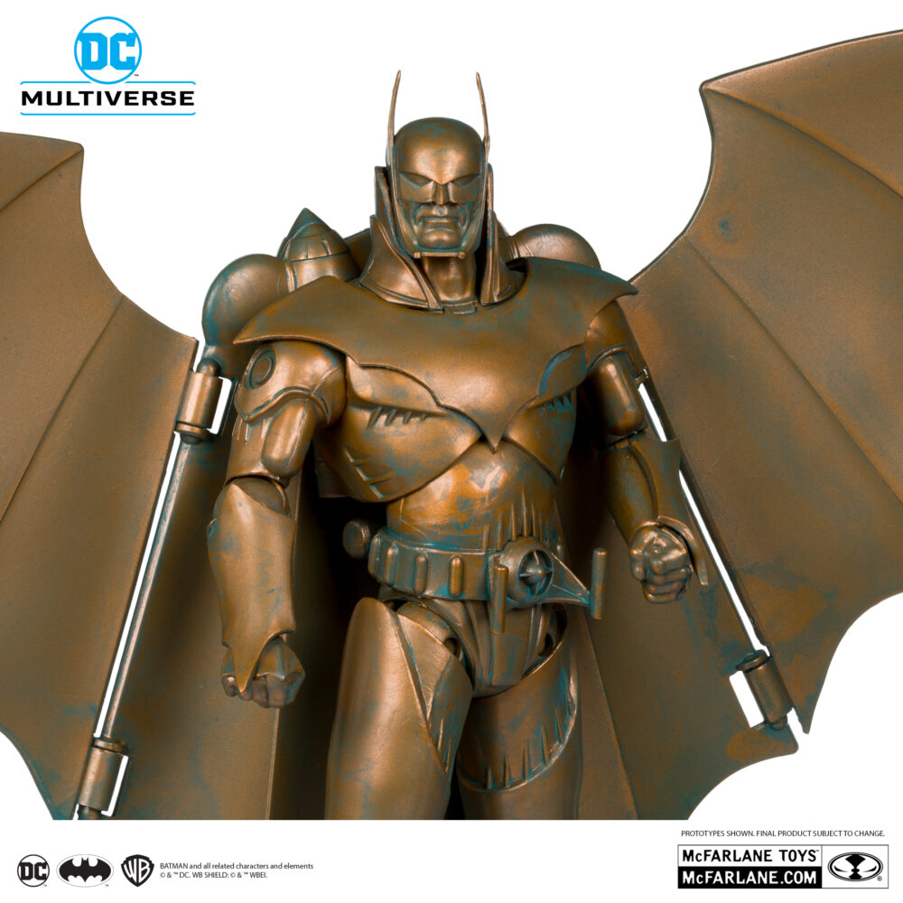 Figura de acción articulada de 16 cm del personaje ARMORED BATMAN (KINGDOM COME) PATINA EDITION GOLD LABEL de MCFARLANE TOYS