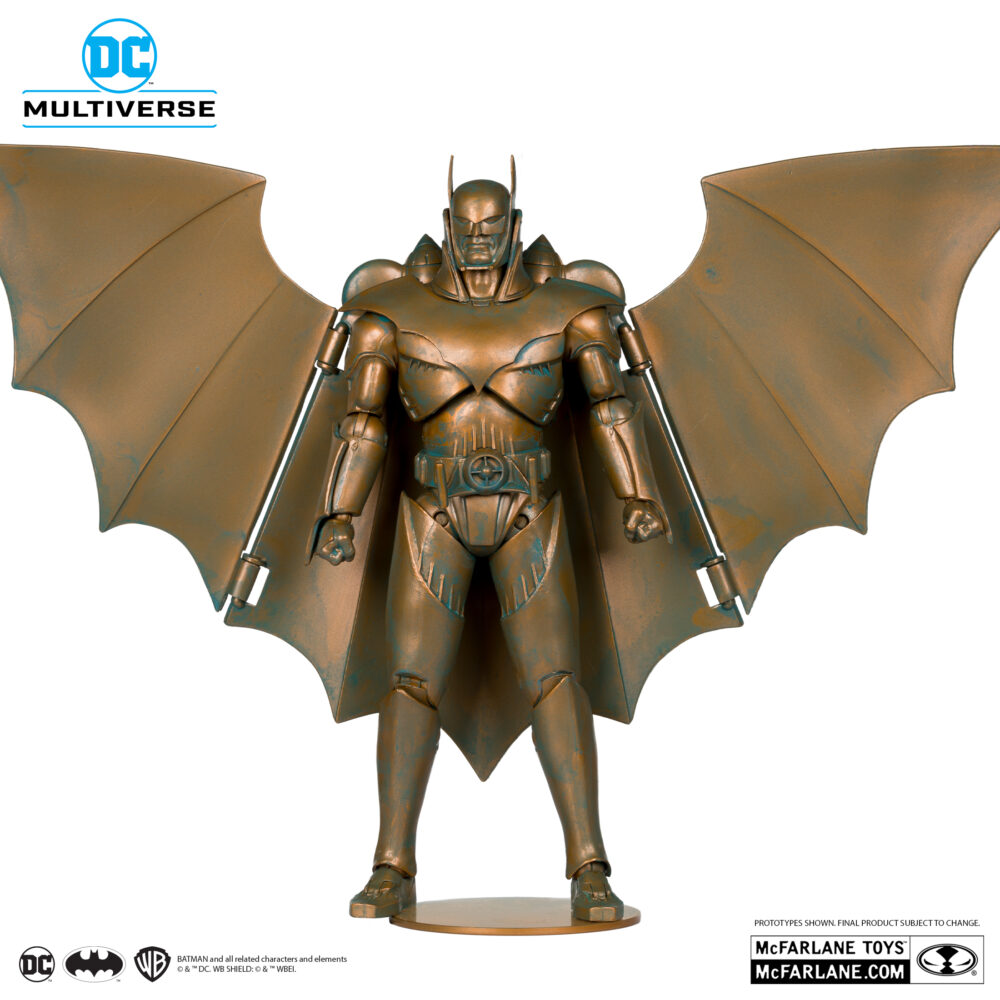 Figura de acción articulada de 16 cm del personaje ARMORED BATMAN (KINGDOM COME) PATINA EDITION GOLD LABEL de MCFARLANE TOYS