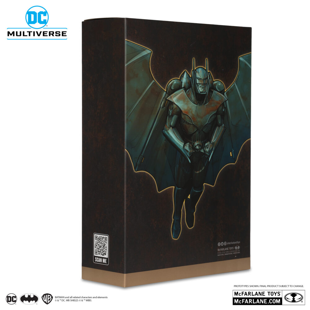 Figura de acción articulada de 16 cm del personaje ARMORED BATMAN (KINGDOM COME) PATINA EDITION GOLD LABEL de MCFARLANE TOYS