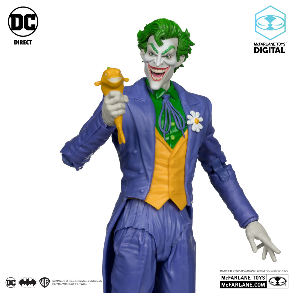 Figura de acción articulada de 18 cm del personaje JOKER DC THE SILVER AGE DIGITAL COLLECTIBLE de MCFARLANE TOYS