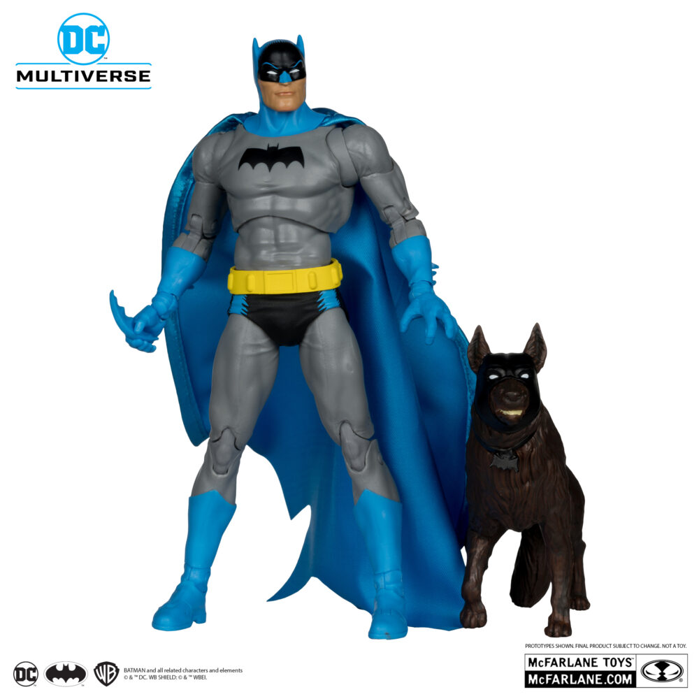 Figura de acción articulada de 17 cm del personaje BATMAN & ACE THE BAT-HOUND (SILVER AGE) DC MULTIVERSE de MCFARLANE TOYS