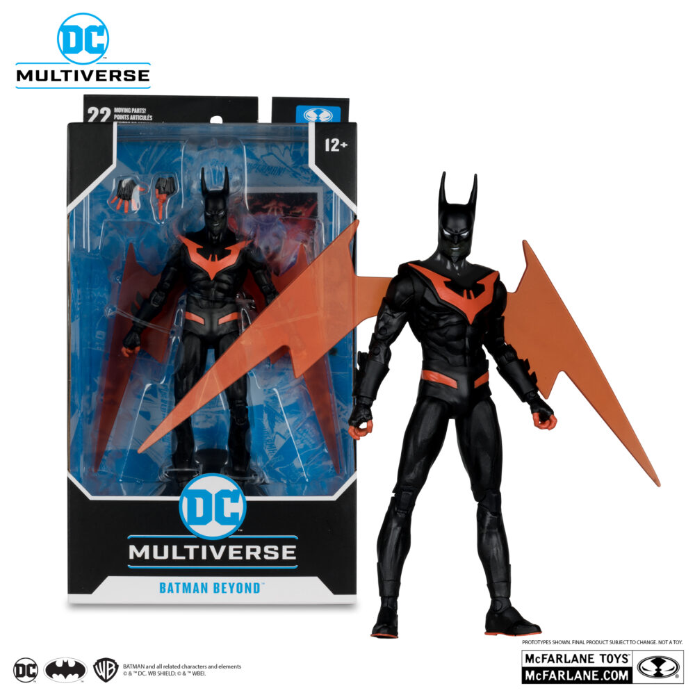 Figura de acción articulada de 16 cm del personaje BATMAN BEYOND (NEO GOTHIC) DC MULTIVERSE de MCFARLANE TOYS