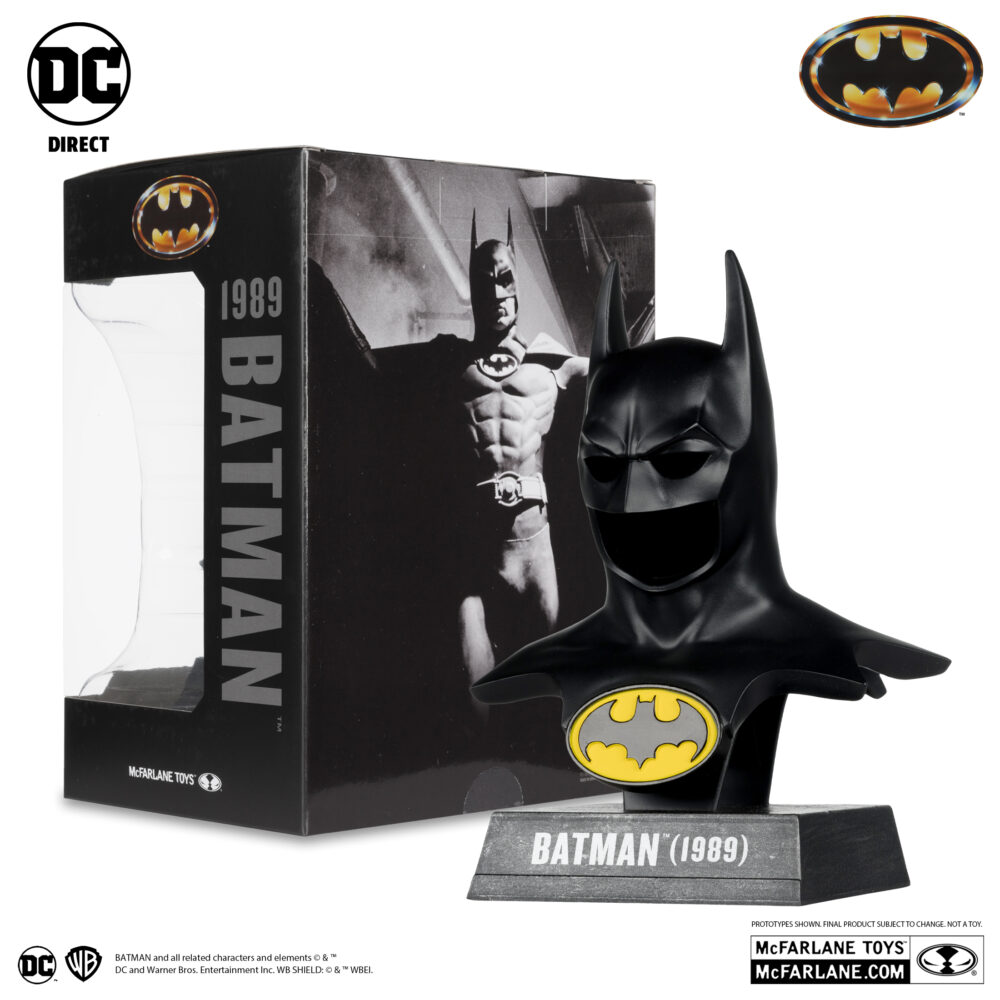 RÉPLICA 1/3 MÁSCARA DE BATMAN 1989 DE MCFARLANE TOYS