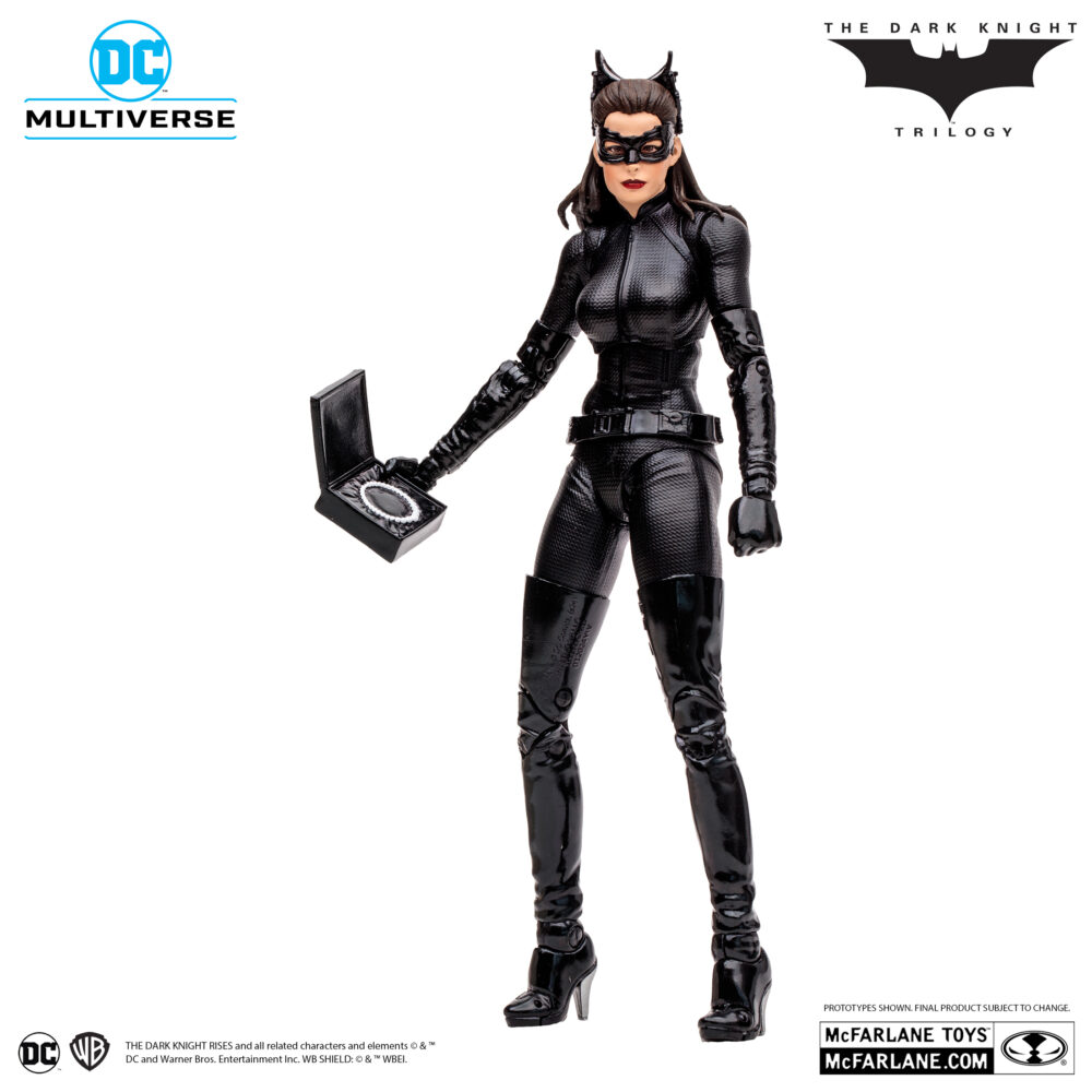 Figura de acción articulada de 18 cm del personaje CATWOMAN DC MULTIVERSE PLATINUM EDITION (THE DARK NIGHT RISES) de MCFARLANE TOYS