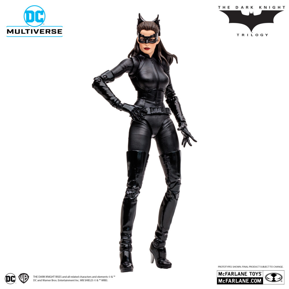 Figura de acción articulada de 18 cm del personaje CATWOMAN DC MULTIVERSE PLATINUM EDITION (THE DARK NIGHT RISES) de MCFARLANE TOYS