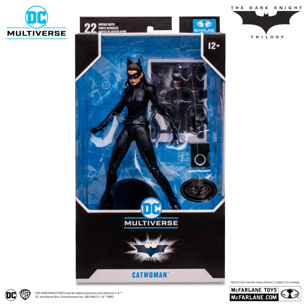 Figura de acción articulada de 18 cm del personaje CATWOMAN DC MULTIVERSE PLATINUM EDITION (THE DARK NIGHT RISES) de MCFARLANE TOYS