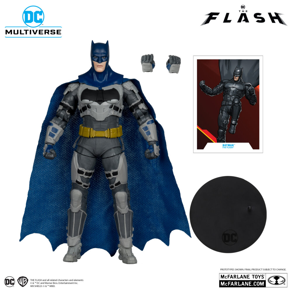 Figura de acción articulada de 16 cm del personaje BATMAN THE FLASH DC MULTIVERSE PLATINUM EDITION de MCFARLANE TOYS