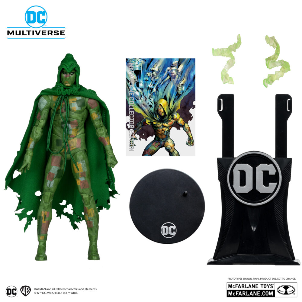 Figura de acción articulada de 16 cm del personaje RAGMAN SHADOWPACT DC MULTIVERSE de MCFARALANE TOYS