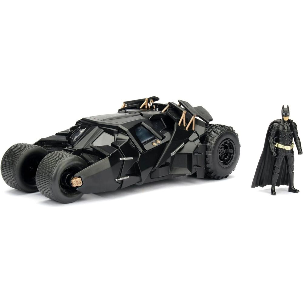 BATMAN & DARK KNIGHT BATMOBILE 2008 SET 1/24