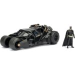 BATMAN & DARK KNIGHT BATMOBILE 2008 SET 1/24