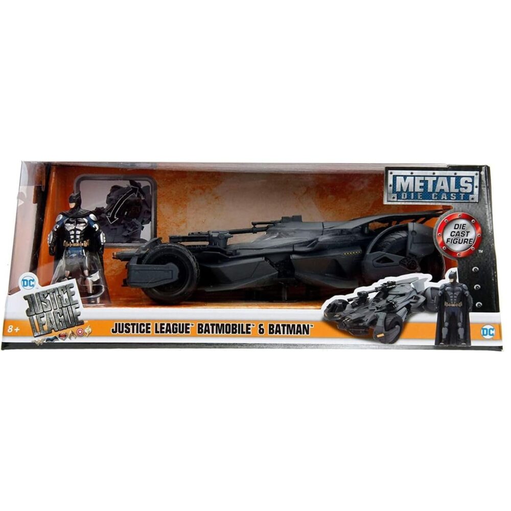 BATMAN & JUSTICE LEAGUE BATMOBILE SET 1/24