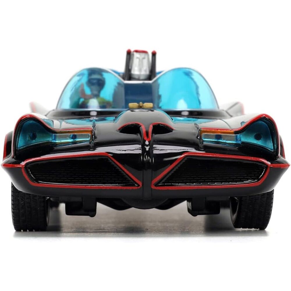 BATMOBILE 1966 CLASSIC TV & SET 4 FIGURAS 1/24