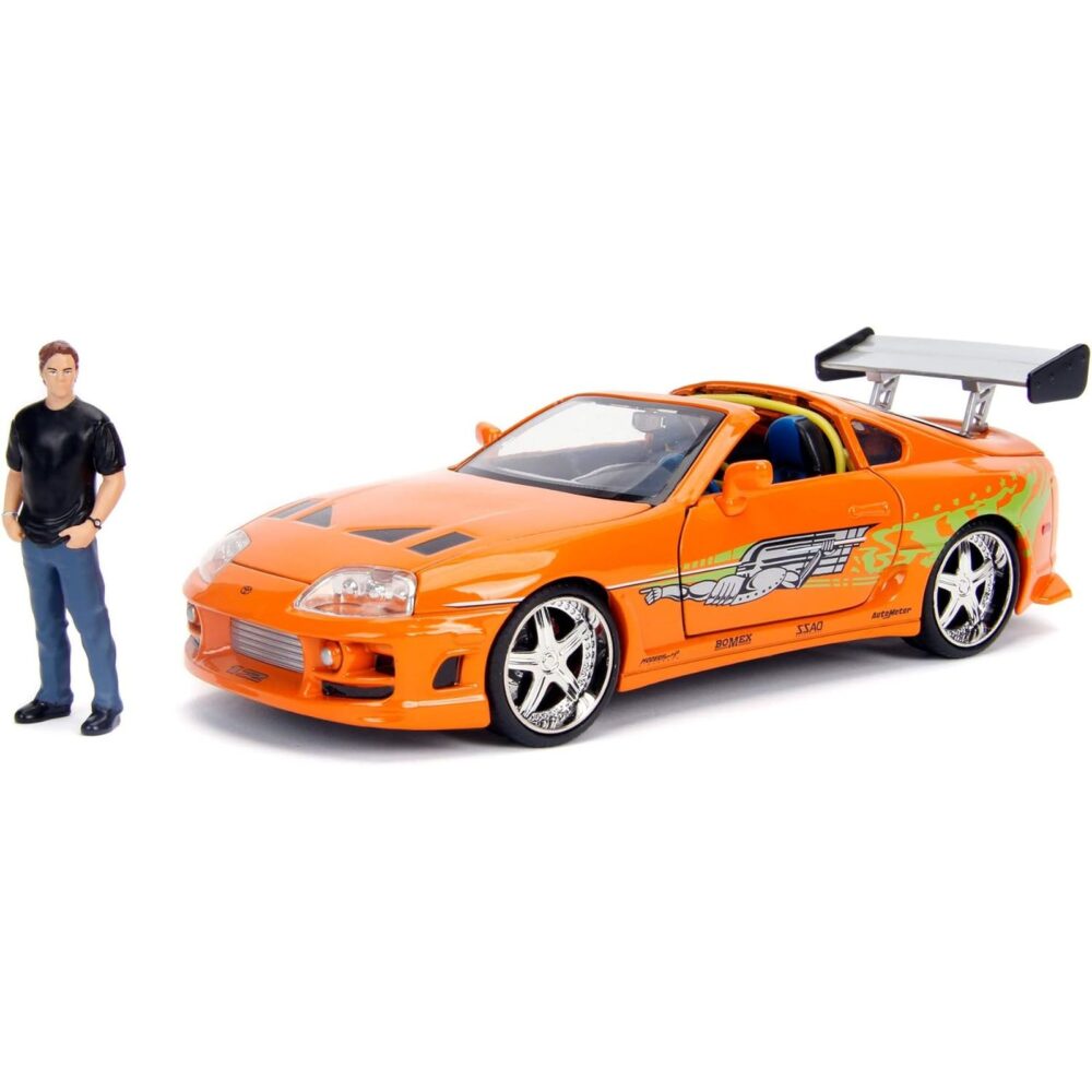 BRIAN & TOYOTA SUPRA SET 1/24 SCALE FAST & FURIOUS