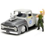 GUILE & 1956 FORD PICKUP SET 1/24 SCALE STREET FIGHTER II