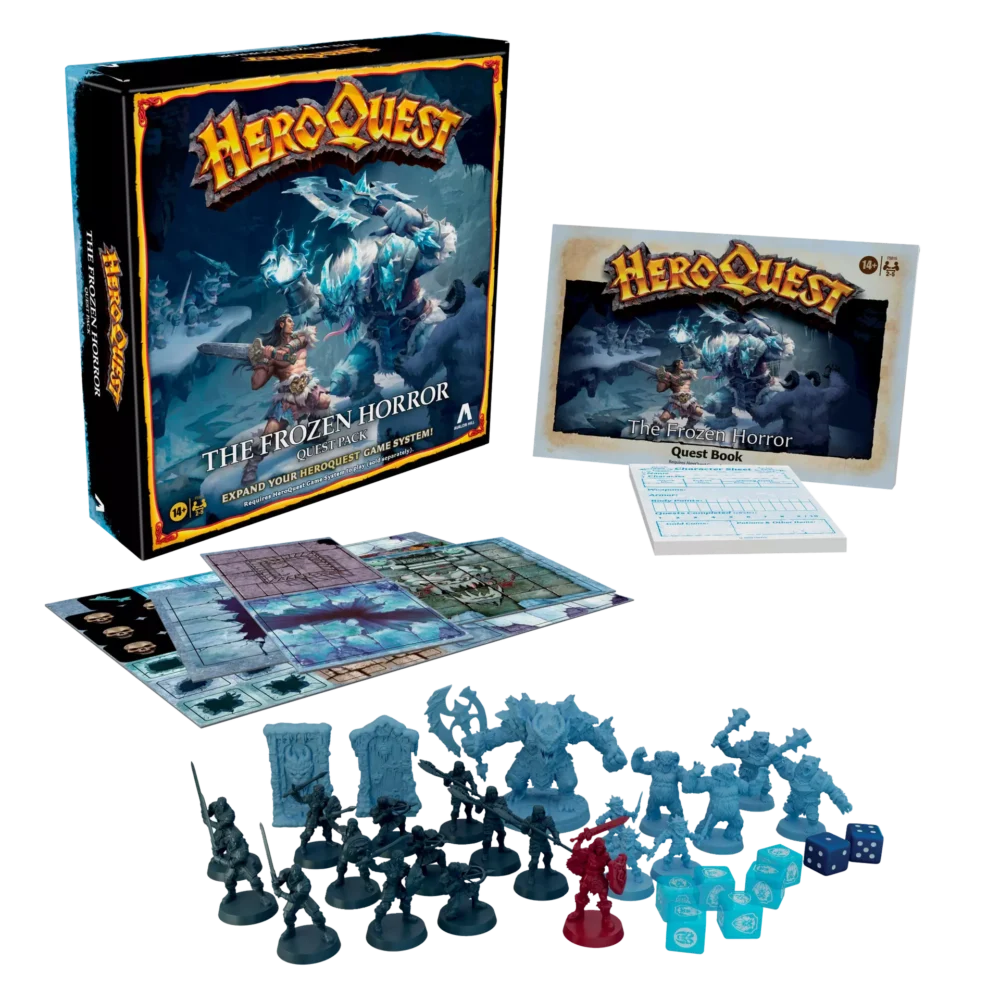 Pack expansión del juego de mesa HEROQUEST de THE FROZEN HORROR QUEST PACK ENGLISH de HASBRO