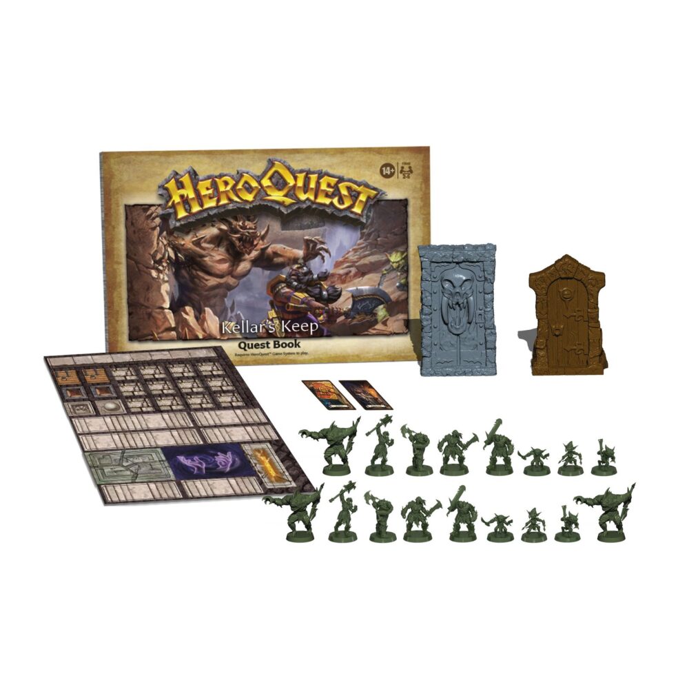 Pack de expansión del juego HEROQUEST de RETURN OF WITCH LORD QUEST PACK ENGLISH de HASBRO